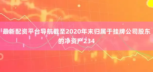 最新配资平台导航截至2020年末归属于挂牌公司股东的净资产234